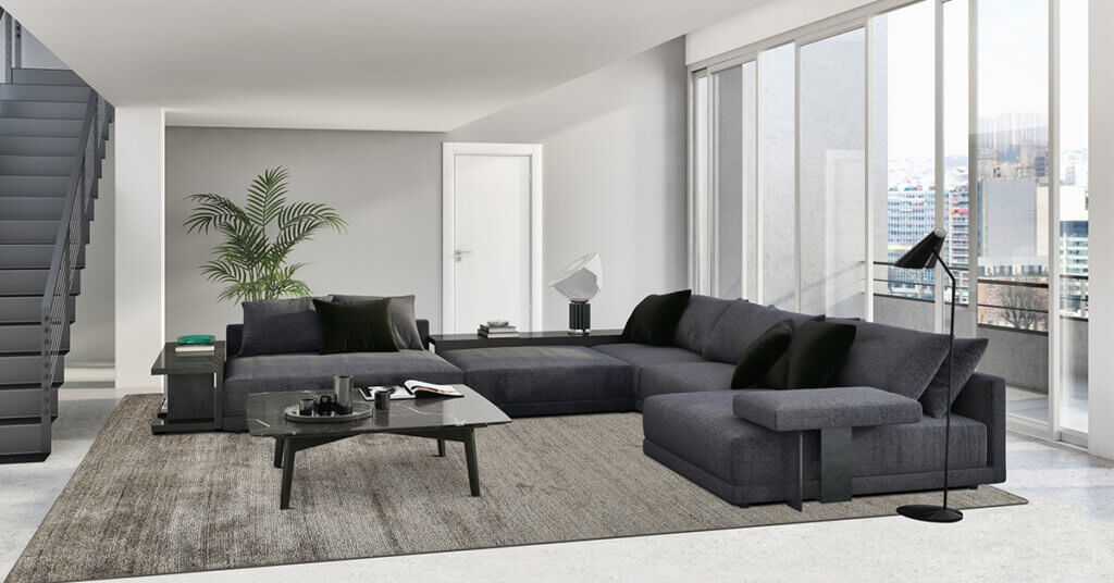 thảm dưới ghế sofa
